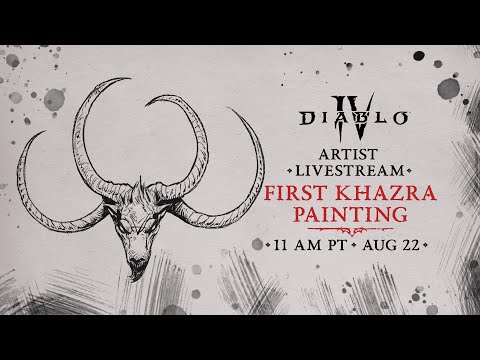 Diablo IV | Vessel of Hatred | Artist Livestream | First Khazra Painting