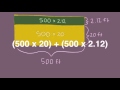 Distributive Property in Multiplication