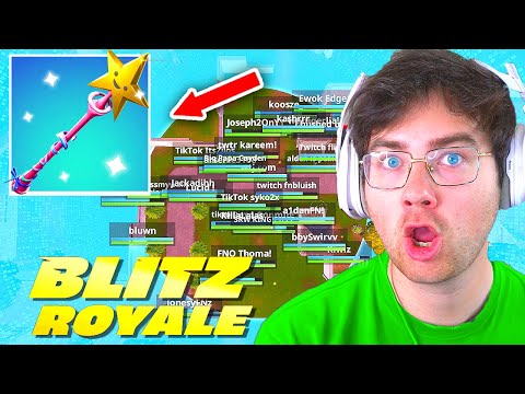 I Hosted a Pickaxe Only BLITZ ROYALE Tournament! (insane)