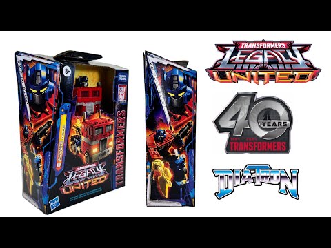 DIA-UNBOXING TRANSFORMERS LEGACY UNITED G1 UNIVERSE OPTIMUS PRIME