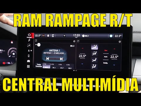 RAM Rampage R/T - Teste da central multimídia e carregador por indução