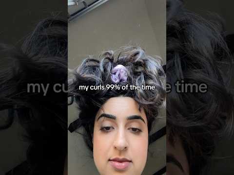 up in a bun immediately after washday👍