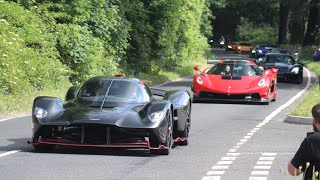 Hypercars arriving at Goodwood Breakfast meet 2026 (Jesko x3, Veyron x5, Huayra, Senna GTR, ONE77…)