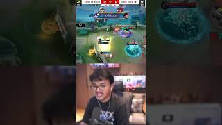 reaksi mas ade btr kena kambek guys #btrvsnavi #mobilelegends #reaction