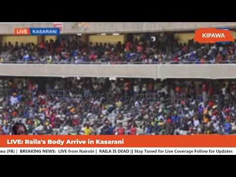 LIVE: Body of the late Raila Odinga repatriated from India ahead of public viewing