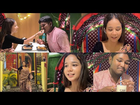 পুজোর আগেই দুজন মিলে কোথায় গেলাম! পেটপূজো শুরু পুজোর আগেই! #durgapuja