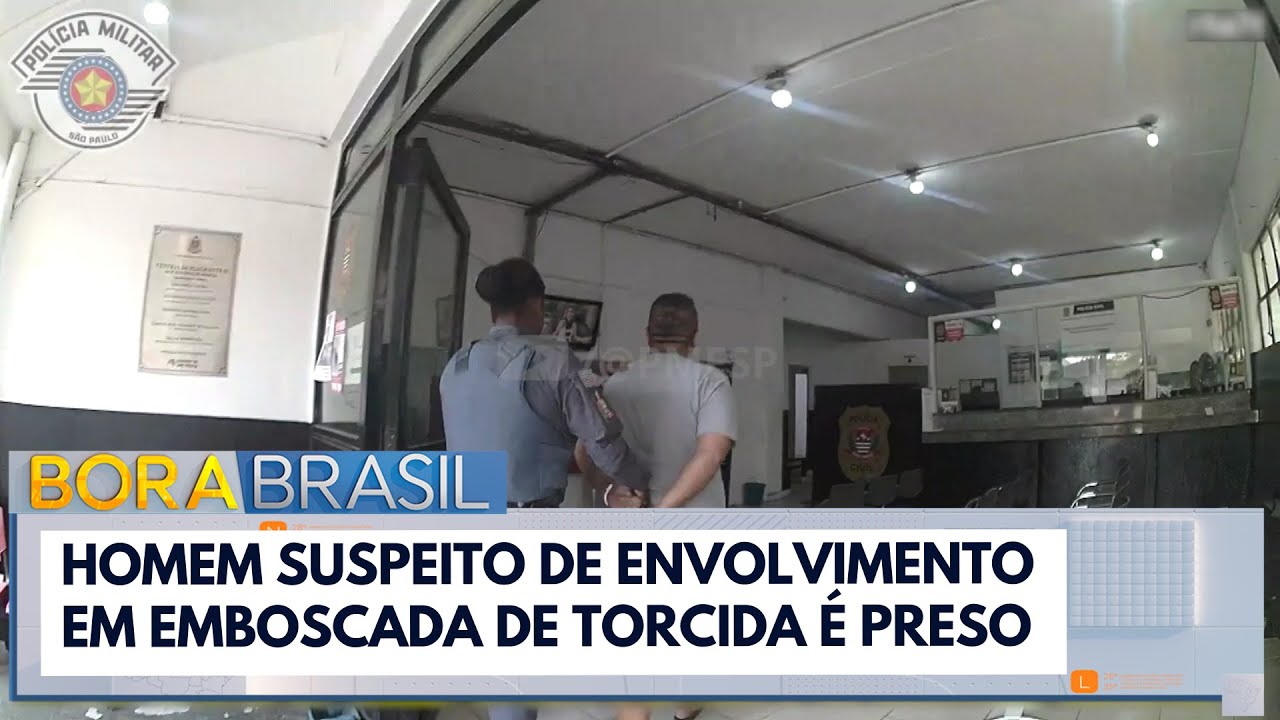 Homem suspeito de envolvimento em emboscada de torcida é preso