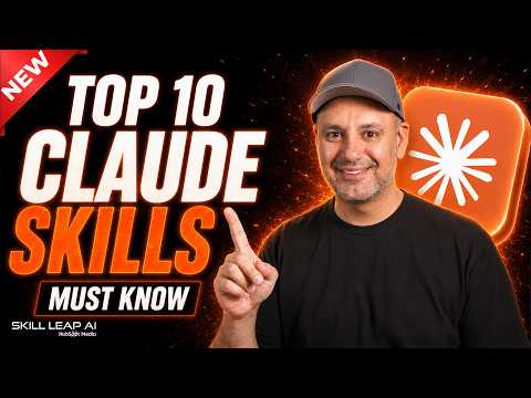 Thumbnail for 10 Claude Skills That Make Claude 10x Better
