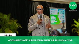 YouTube video thumbnail: Government Hosts Budget Forum Ahead The 2027 Fiscal Year