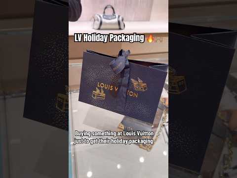 New Louis Vuitton Holiday Packaging 🔥 #louisvuitton #louisvuittonbag #louisvuittonlover #lvlover