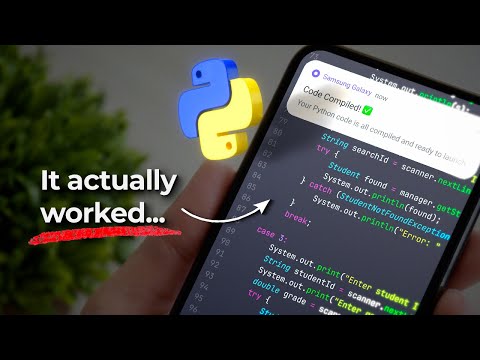 I Coded on a Smartphone for 7 Days (Surprisingly Good)