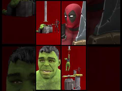 Deadpool-style killing😱#animation