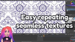How to create a seamless repeating wallpaper texture in Krita
