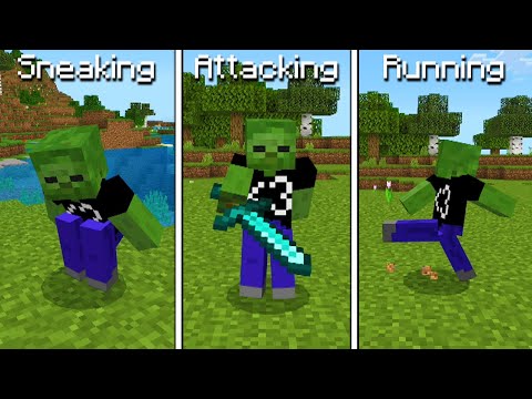 More Animations MOD For Minecraft! (Animations+ Addon)