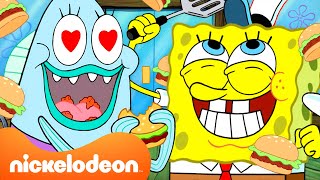 SpongeBob | 60 Menit sukses besar di Krusty Krab 🍔✨ | Nickelodeon Bahasa