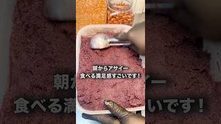 朝からアサイー食べる満足感すごいです！