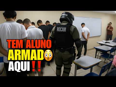 ALUNO ARMAD😳 NA ESCOLA - Abordagem tensa (EP.209)