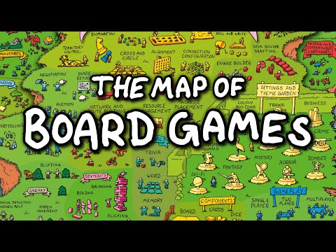 The Fascinating Map of Board Games