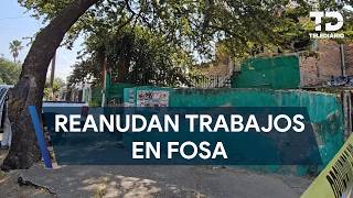Reanudan búsqueda en fosa clandestina encontrada en la colonia Balcones de Oblatos en Guadalajara