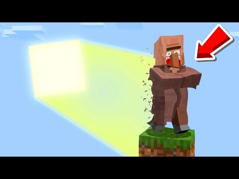 Puse a un ALDEANO muy cerca DEL SOL por 24 horas en Minecraft!☀️💥