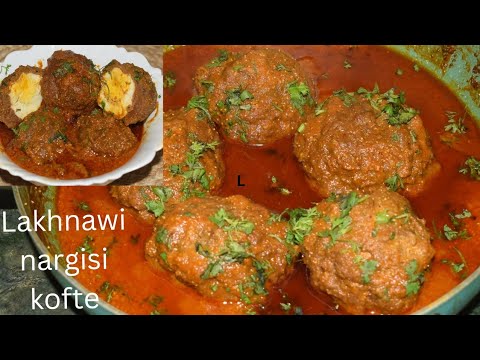 Lakhnawi Nargisi Kofta | Mughlai Traditional Dish | Mutton Nargisi kofta | नर्गिसी कोफ्ता करी रेसिपी