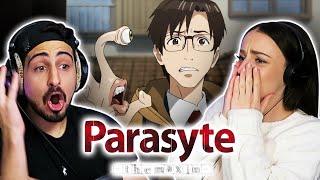 We watched *PARASYTE* for the FIRST TIME! | Episode 1 REACTION!