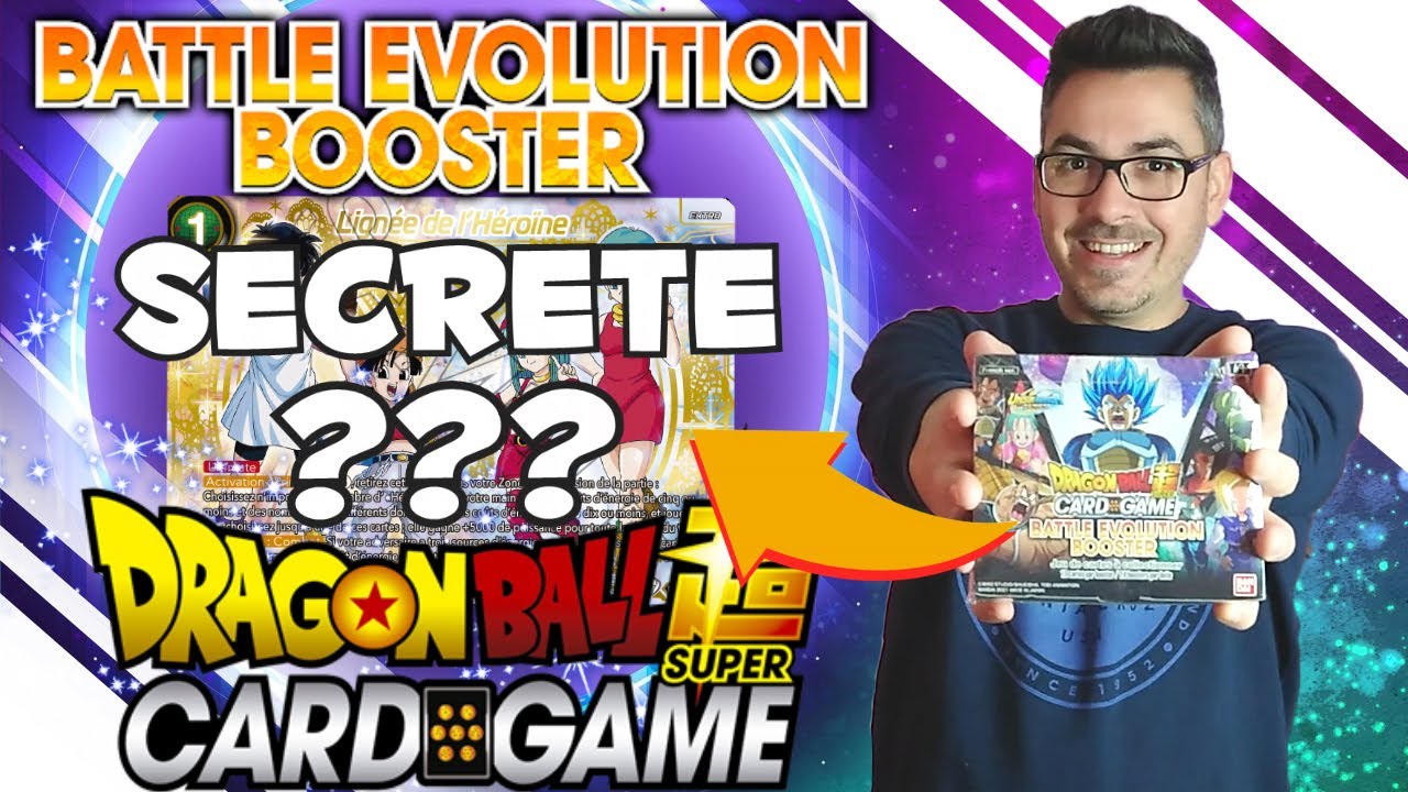 ENFIN UNE SECRÈTE !? 🤞 Unboxing Battle Evolution Booster Dragon Ball Super Card Game (EV01 DBSCG)