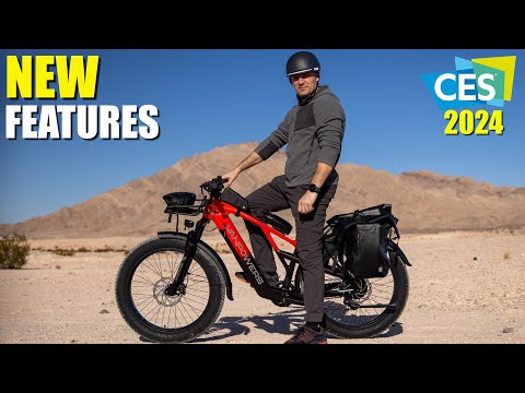 New Exciting DOUBLE RANGE E-bikes with NEW features at CES 2024 presented by Vanpowers