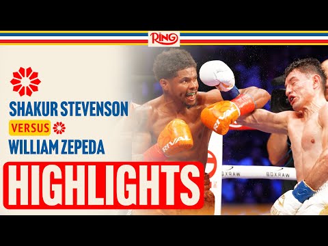 Shakur Stevenson Goes TOE-TO-TOE With William Zepeda | FIGHT HIGHLIGHTS