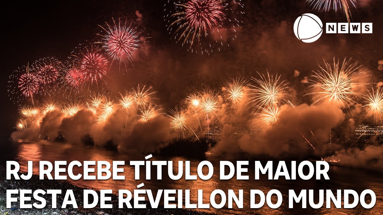 Réveillon do Rio de Janeiro recebe título de maior festa do mundo
