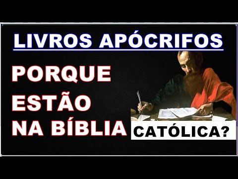 Porque a bíblia CATÓLICA tem 7 livros a mais que a evangélica? Porque tem os APÓCRIFOS?