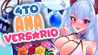 【 ANAVERSARIO】 4 años como Vtuber vamos a celebrar!!💙  | #vtuber |【 An
