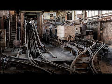 Exploring an Abandoned Coal Mine - Carts and Tracks Everywhere!