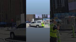 Taylor swift and Travis Kelce arrive at MSG Wedding rehearsal dinner Infosys Theater #newyork