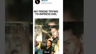 Tiger shrof TRYING TO IMPRESS Girl 🤣😂🤣😂#shorts