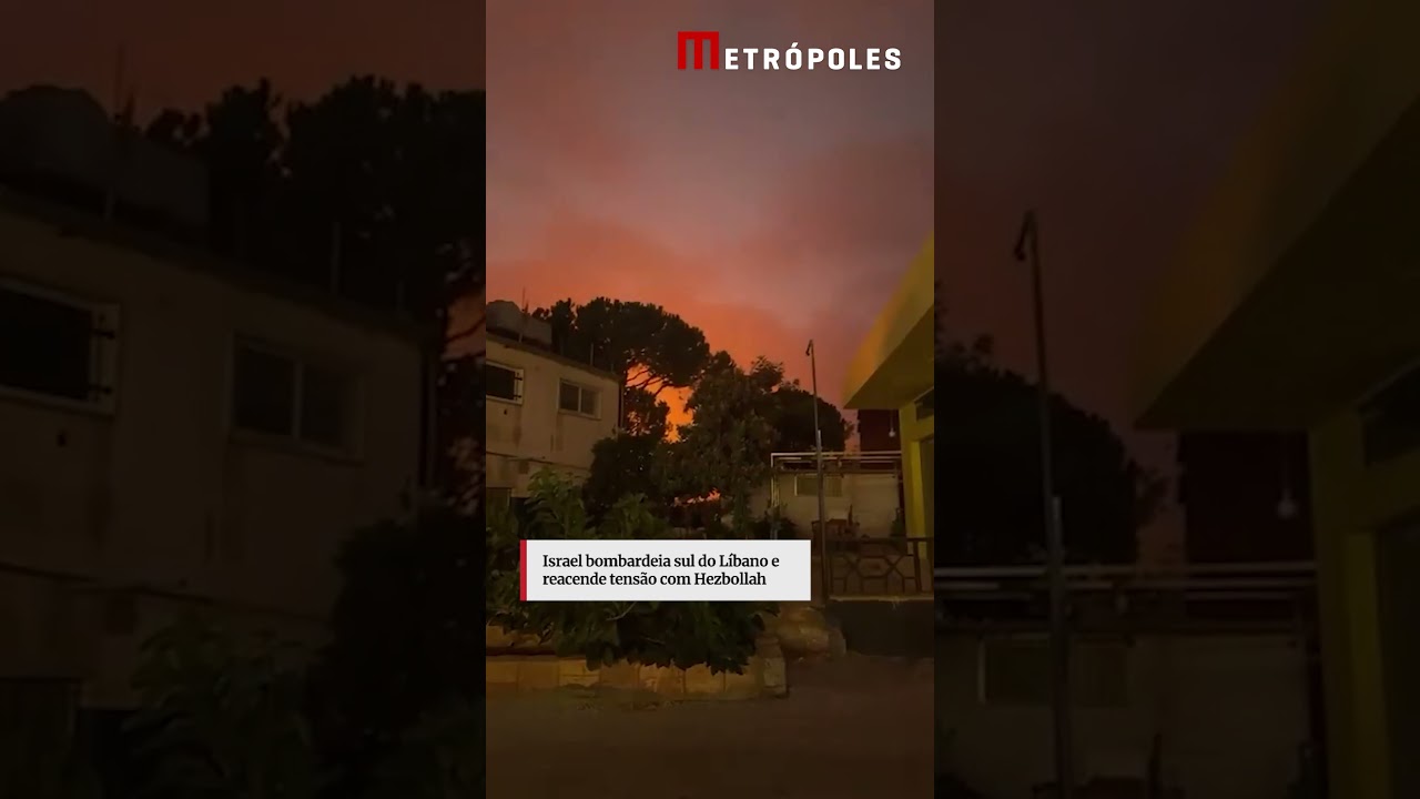 Israel bombardeia sul do Líbano e reacende tensão com Hezbollah