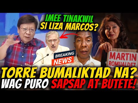 TINAKWIL SI LIZA! TORRE UMEPAL NA GUSTO SUMALI SA RALLBAWAL SA ASO NI MARCOS ANG RALLY TORRE