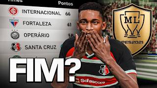 FIM da TEMPORADA! Game Over??| Master League PES 2021 #47