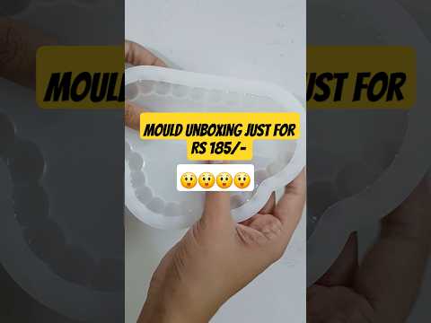 mould unboxing just for Rs 185/-now you know what's coming next #mould #cloudmould #bubblecloudmould