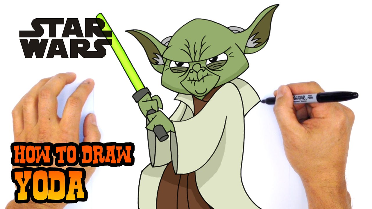 How to Draw Star Wars - Yoda