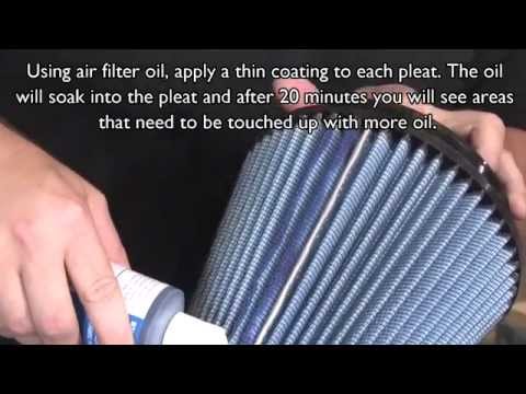 How to Clean an Oiled Filter