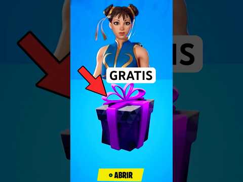 REGALANDO LA SKIN DE CHUN LI EN FORTNITE! #shorts #fortnite