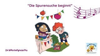 "Die Spurensuche beginnt" - Mitmachsong zum Kinderbuch und Projekt "Die Nährstoffgeschichte"
