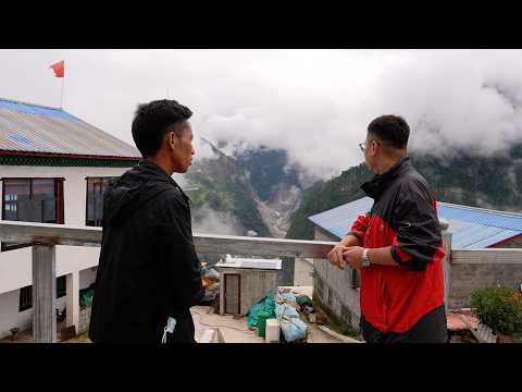 Evacuated village near Gyirong port