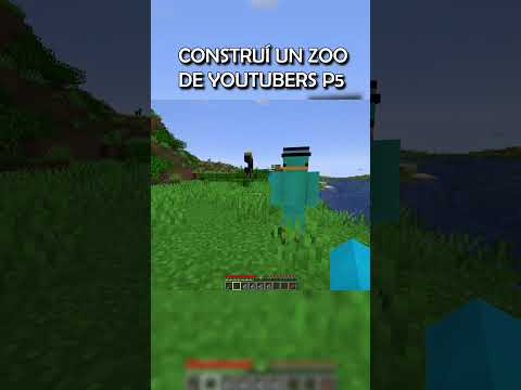 Construí un Zoologico de Youtubers en Minecraft P5