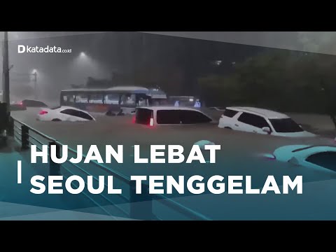 Penampakan Darurat Banjir di Seoul, Korea Selatan | Katadata Indonesia