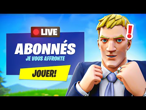 🔴 LIVE - Je joue CONTRE VOUS sur FORTNITE ! 🔥😤