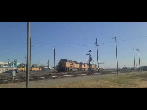 Union Pacific 8627 leads a power move in Roseville, CA