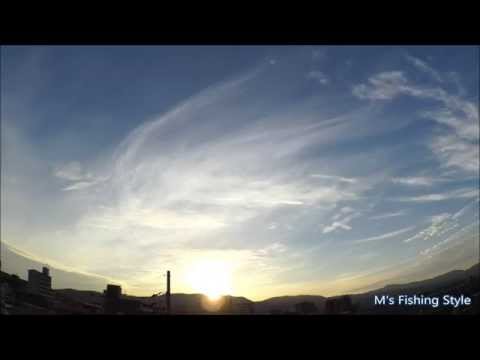 【高画質】 綺麗な日の出をタイムラプス撮影してみた！2014.9.14.カメラ HX-A500H　Time Lapse movie of sunrise at Nara in Japan !