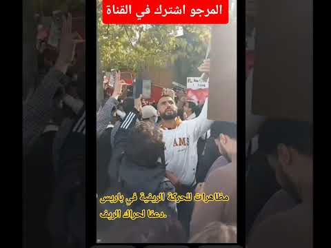 .Manifestations du mouvement rifain à Paris en soutien au Hirak du Rif #حركة_ريفية